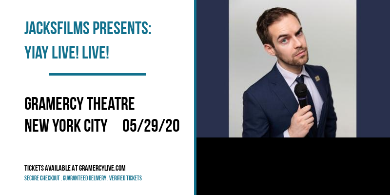 Jacksfilms Presents: Yiay Live! Live! at Gramercy Theatre tickets Jacksfilms Presents: Yiay Live! Live! at Gramercy Theatre