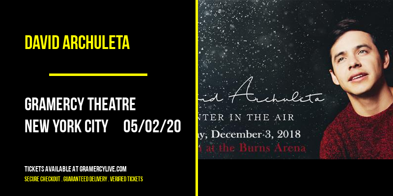 David Archuleta at Gramercy Theatre tickets David Archuleta at Gramercy Theatre