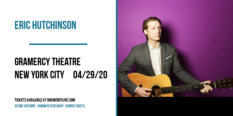 Eric Hutchinson [CANCELLED] at Gramercy Theatre