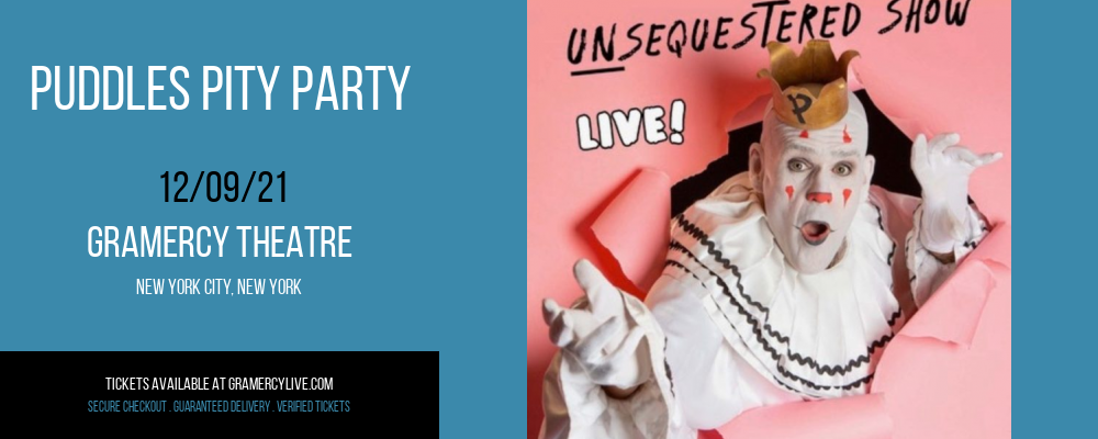 Puddles Pity Party at Gramercy Theatre tickets Puddles Pity Party at Gramercy Theatre