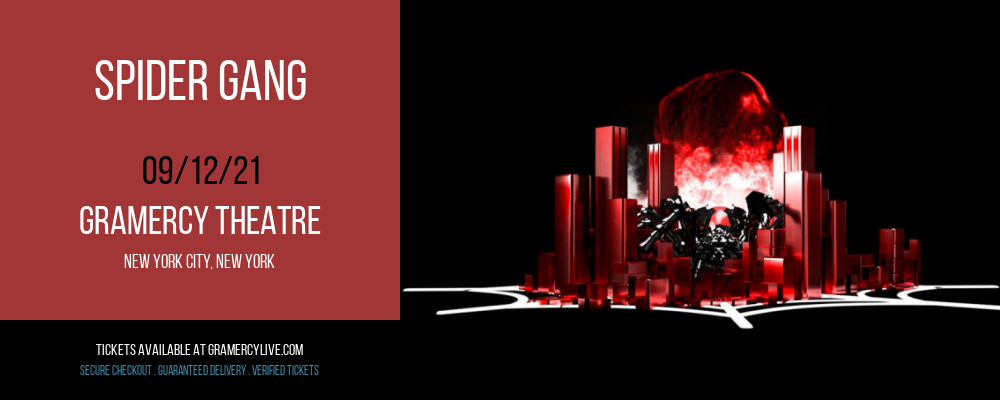 Spider Gang at Gramercy Theatre tickets Spider Gang at Gramercy Theatre