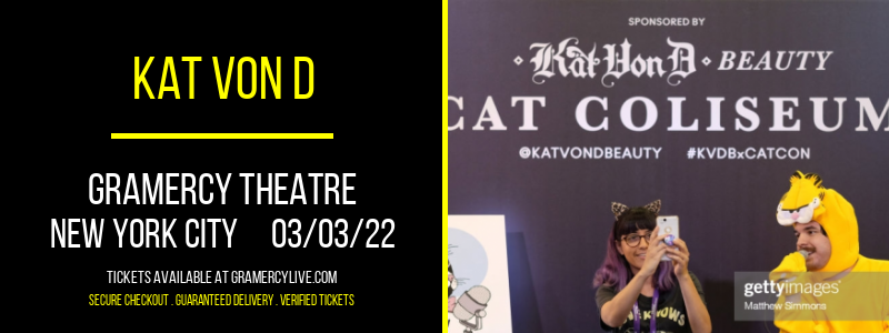 Kat Von D at Gramercy Theatre tickets Kat Von D at Gramercy Theatre