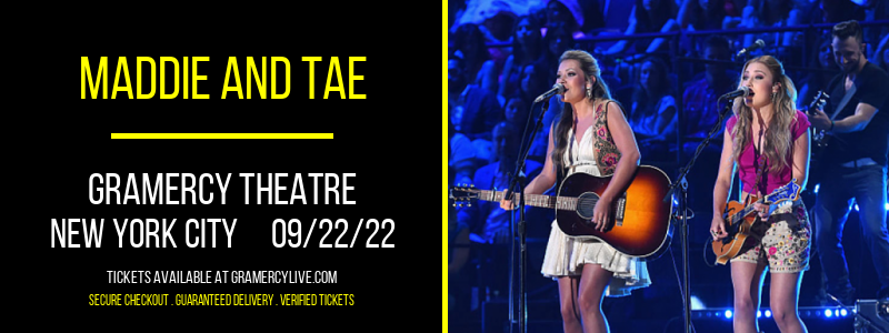 Maddie and Tae at Gramercy Theatre