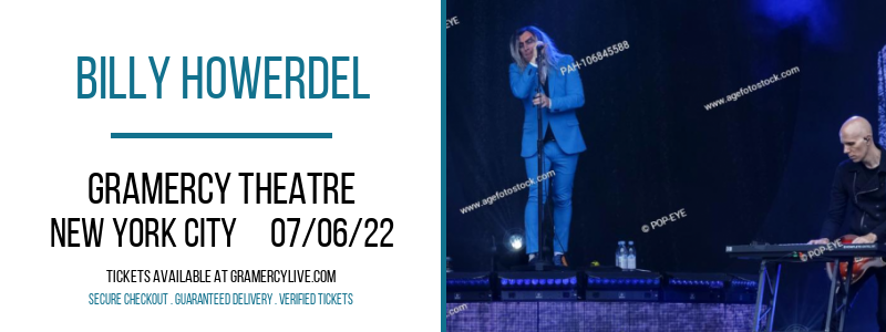 Billy Howerdel at Gramercy Theatre tickets Billy Howerdel at Gramercy Theatre