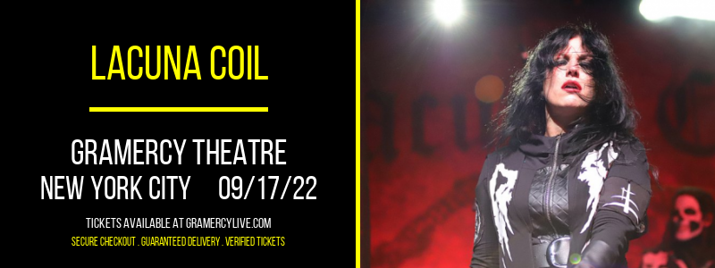 Lacuna Coil at Gramercy Theatre tickets Lacuna Coil at Gramercy Theatre