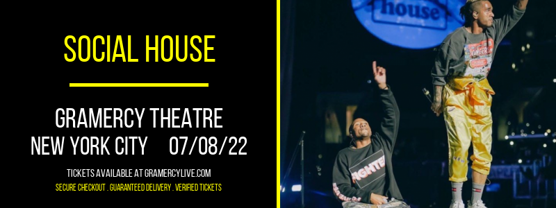 Social House at Gramercy Theatre tickets Social House at Gramercy Theatre