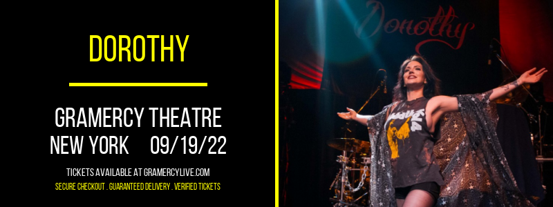 Dorothy at Gramercy Theatre tickets Dorothy at Gramercy Theatre