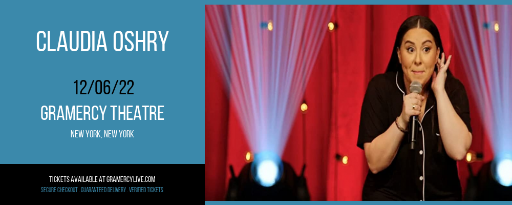 Claudia Oshry at Gramercy Theatre tickets Claudia Oshry at Gramercy Theatre