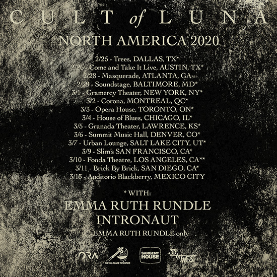 Cult of Luna, Emma Ruth Rundle & Intronaut at Gramercy Theatre