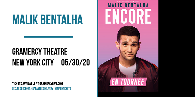 Malik Bentalha at Gramercy Theatre tickets Malik Bentalha at Gramercy Theatre