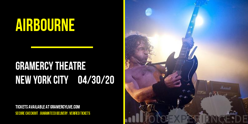 Airbourne at Gramercy Theatre tickets Airbourne at Gramercy Theatre