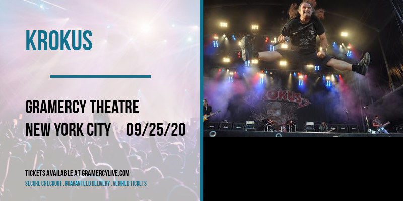 Krokus at Gramercy Theatre tickets Krokus at Gramercy Theatre