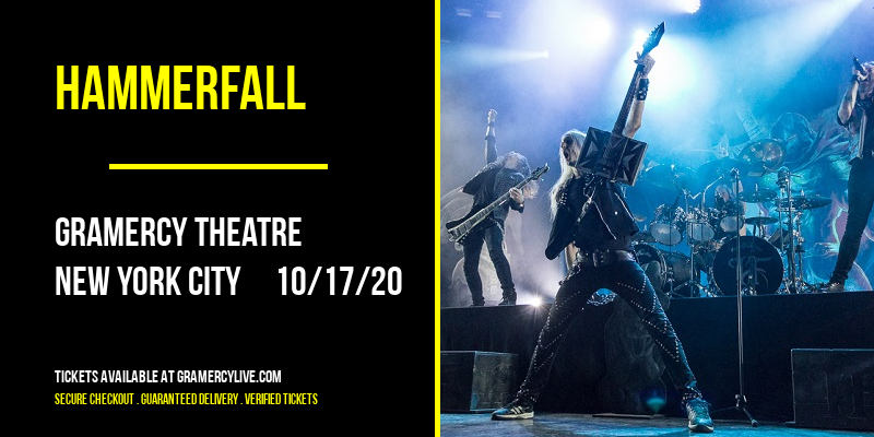 Hammerfall at Gramercy Theatre tickets Hammerfall at Gramercy Theatre