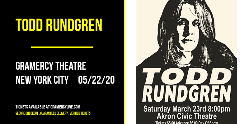 Todd Rundgren at Gramercy Theatre