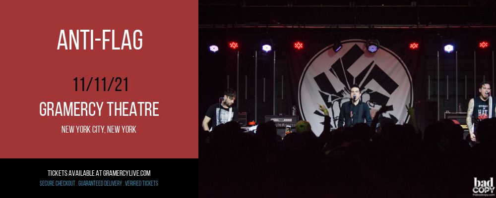 Anti-Flag at Gramercy Theatre tickets Anti-Flag at Gramercy Theatre