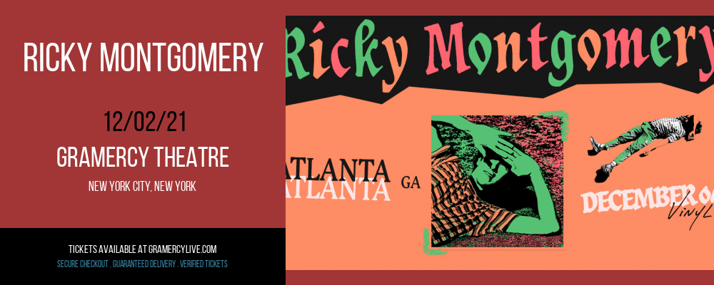 Ricky Montgomery at Gramercy Theatre tickets Ricky Montgomery at Gramercy Theatre