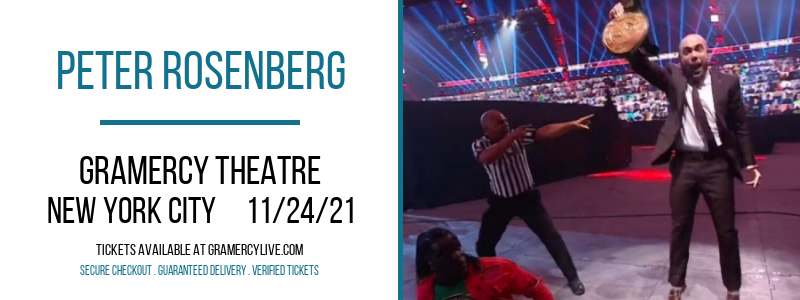 Peter Rosenberg at Gramercy Theatre tickets Peter Rosenberg at Gramercy Theatre