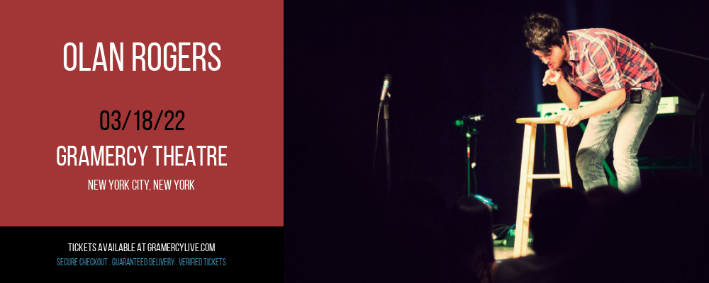 Olan Rogers at Gramercy Theatre tickets Olan Rogers at Gramercy Theatre