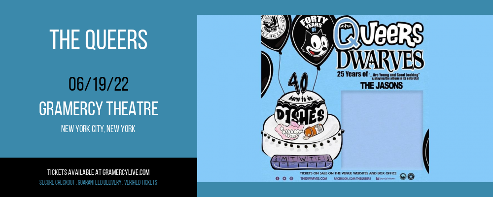 The Queers at Gramercy Theatre tickets The Queers at Gramercy Theatre