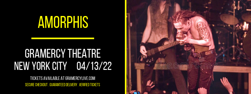 Amorphis at Gramercy Theatre tickets Amorphis at Gramercy Theatre