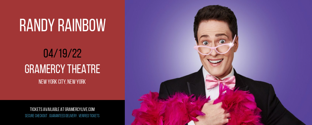 Randy Rainbow at Gramercy Theatre tickets Randy Rainbow at Gramercy Theatre