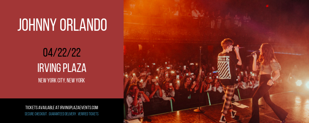 Johnny Orlando at Gramercy Theatre tickets Johnny Orlando at Gramercy Theatre