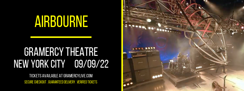 Airbourne at Gramercy Theatre tickets Airbourne at Gramercy Theatre