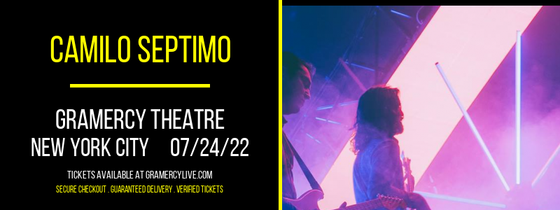 Camilo Septimo at Gramercy Theatre