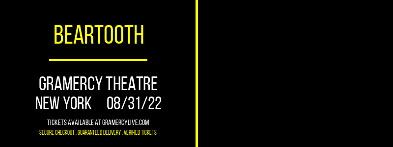 Beartooth at Gramercy Theatre tickets Beartooth at Gramercy Theatre