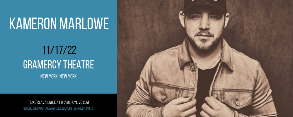Kameron Marlowe at Gramercy Theatre tickets Kameron Marlowe at Gramercy Theatre