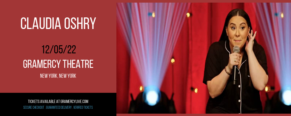 Claudia Oshry at Gramercy Theatre tickets Claudia Oshry at Gramercy Theatre