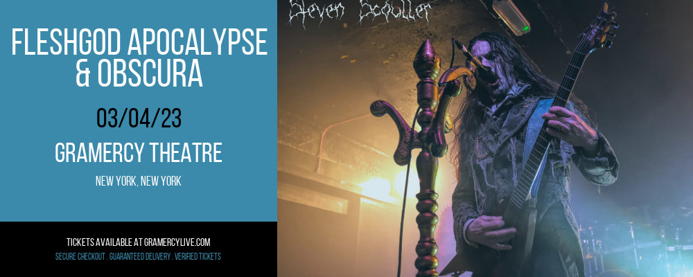 Fleshgod Apocalypse & Obscura at Gramercy Theatre tickets Fleshgod Apocalypse & Obscura at Gramercy Theatre