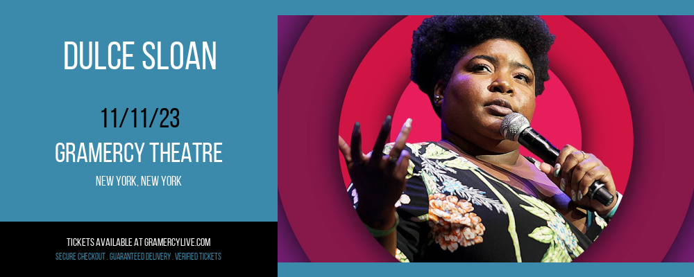 Dulce Sloan at Gramercy Theatre