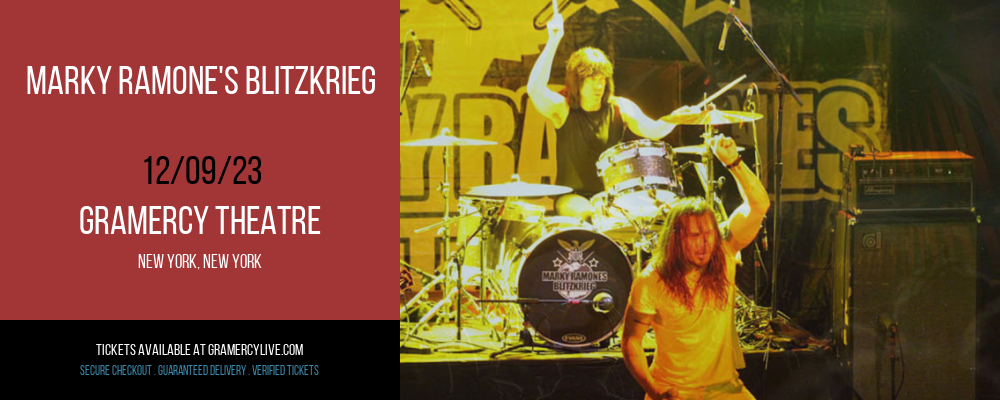 Marky Ramone's Blitzkrieg at Gramercy Theatre