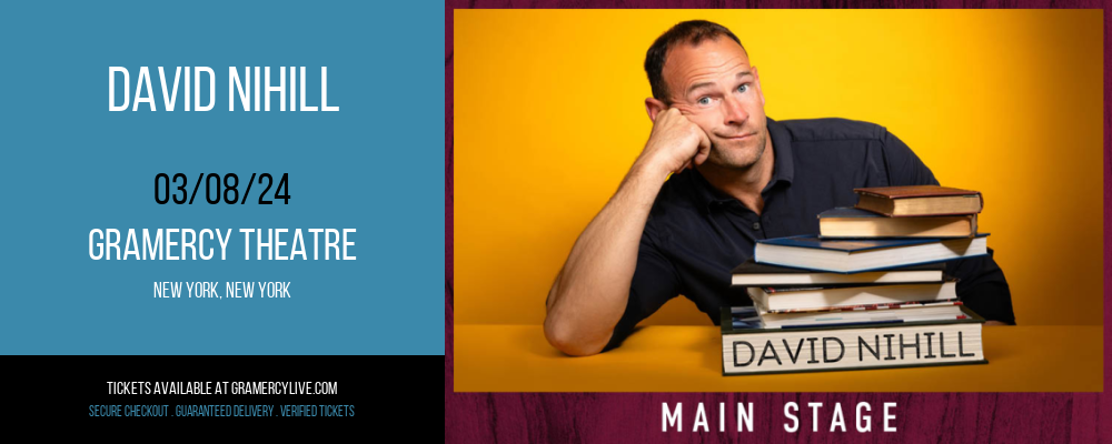 David Nihill at Gramercy Theatre
