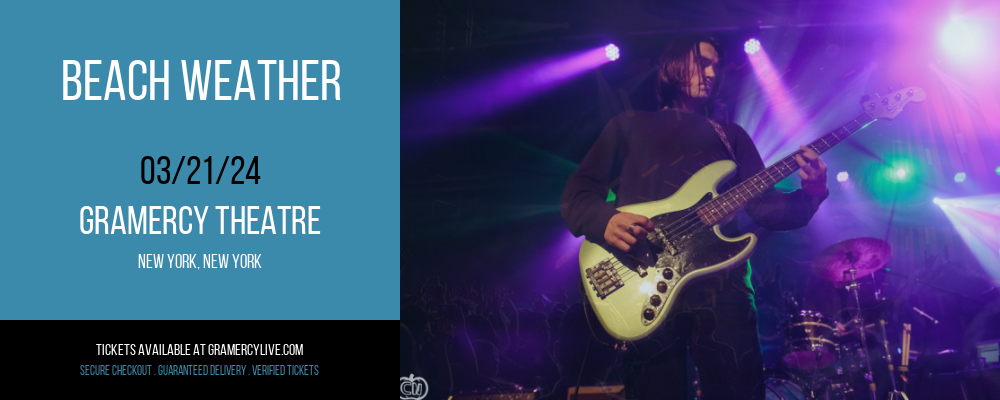 Beach Weather at Gramercy Theatre