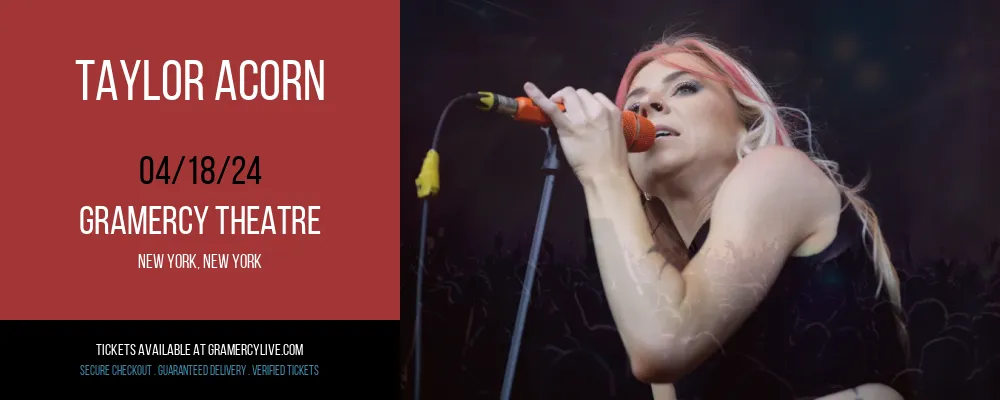 Taylor Acorn at Gramercy Theatre
