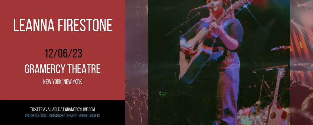 Leanna Firestone at Gramercy Theatre