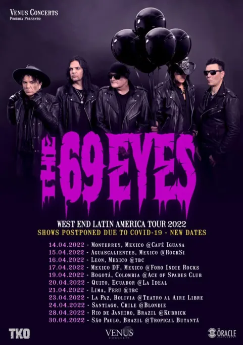 The 69 Eyes tickets