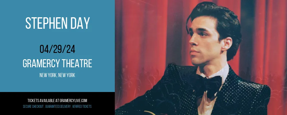 Stephen Day at Gramercy Theatre