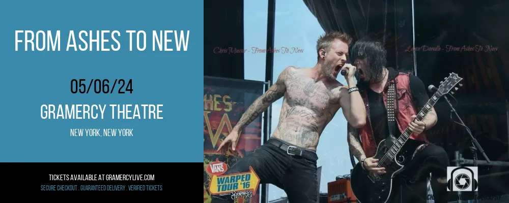 From Ashes to New at Gramercy Theatre
