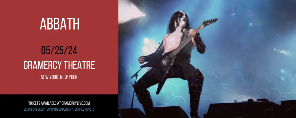 Abbath at Gramercy Theatre