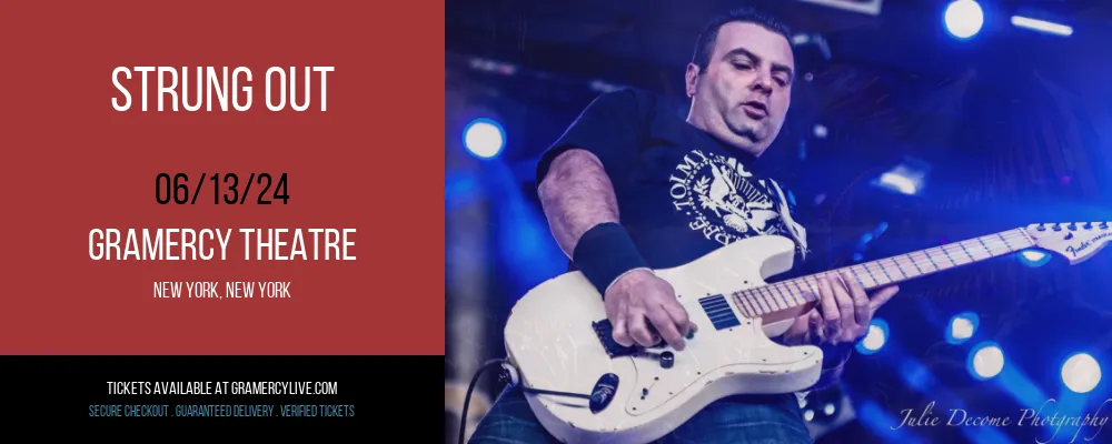 Strung Out at Gramercy Theatre