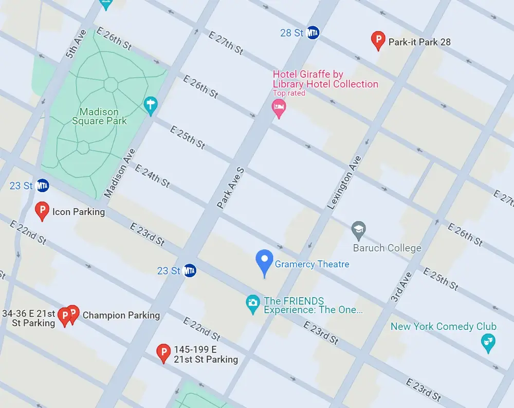 gramercy theatre parking