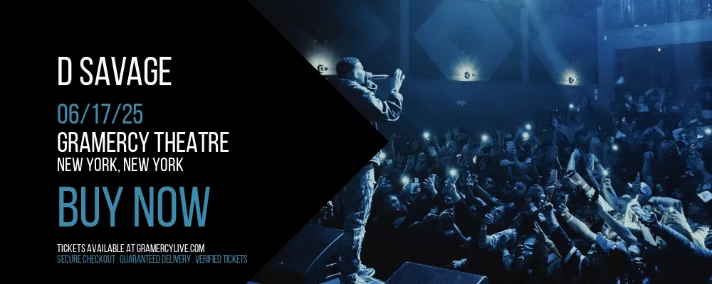 D Savage at Gramercy Theatre