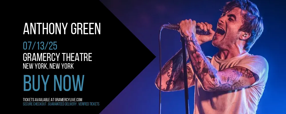 Anthony Green at Gramercy Theatre