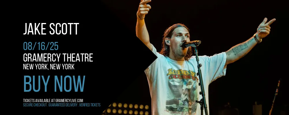 Jake Scott at Gramercy Theatre