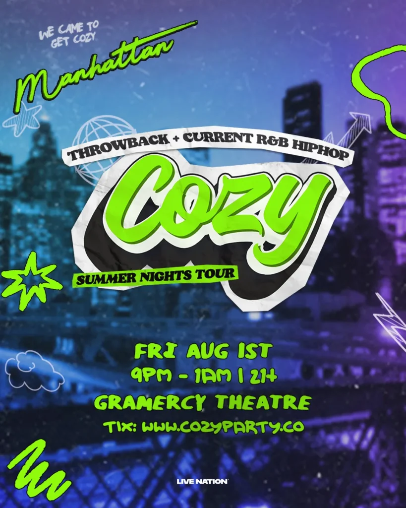 Cozy Worldwide tickets