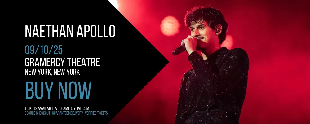 Naethan Apollo at Gramercy Theatre
