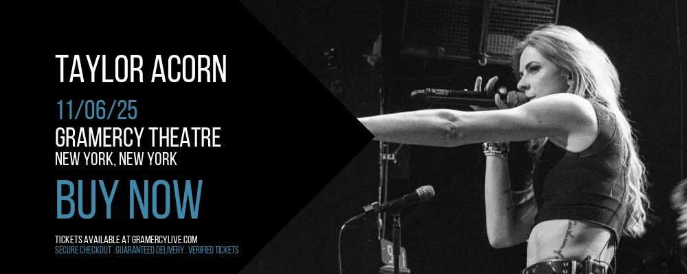 Taylor Acorn at Gramercy Theatre